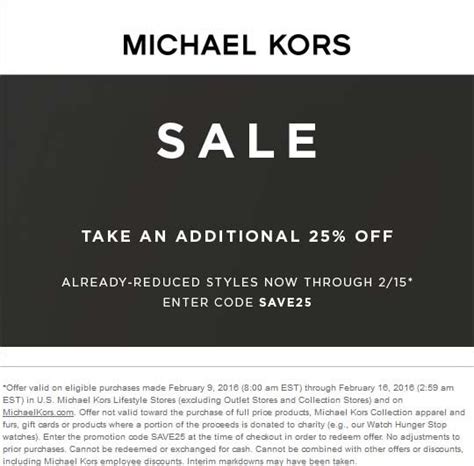 michael kors ca promo code|Michael Kors extra discount code.